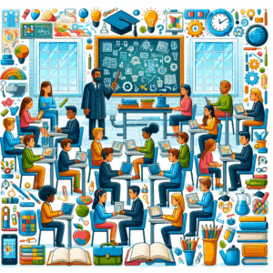 Prática de fluência: apresentando-se – AI Quiz Theme Image