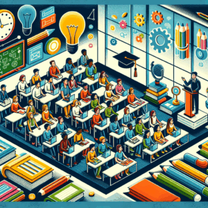 Pratique o desenvolvimento de competências de discussão e apresentação – AI Quiz Theme Image