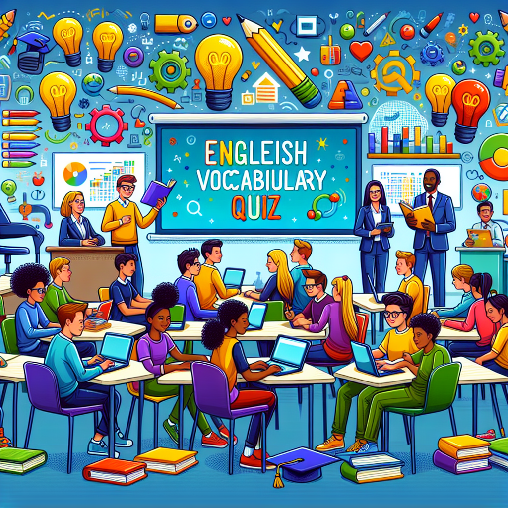 Quiz sobre Vocabulário Acadêmico em Inglês – AI Quiz Theme Image