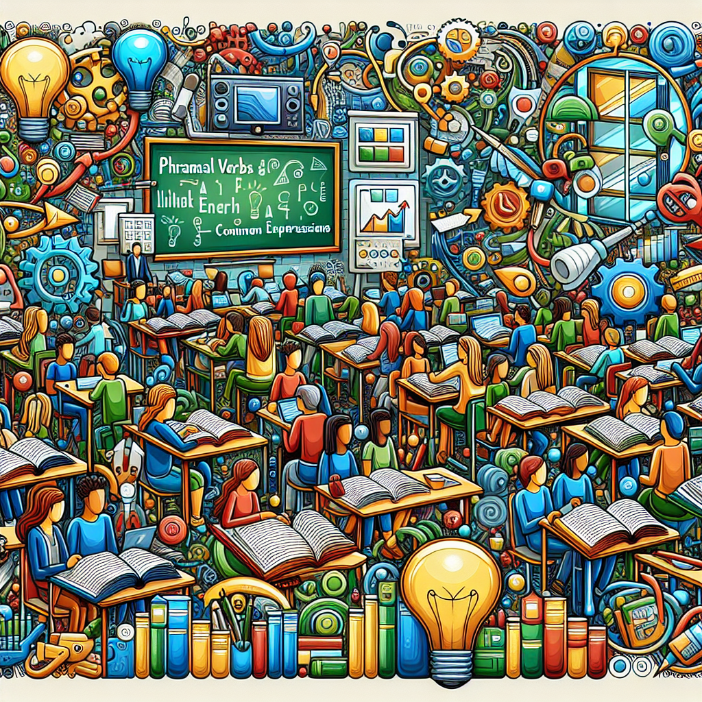 Teste de Phrasal Verbs e Expressões Comuns em Inglês – AI Quiz Theme Image